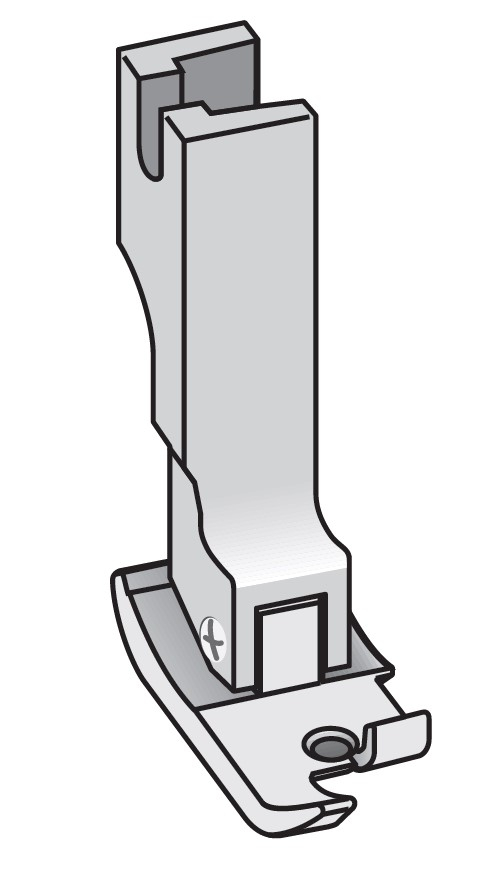 PIED ARTICULÉ BORDEUR 7MM - SIMPLE