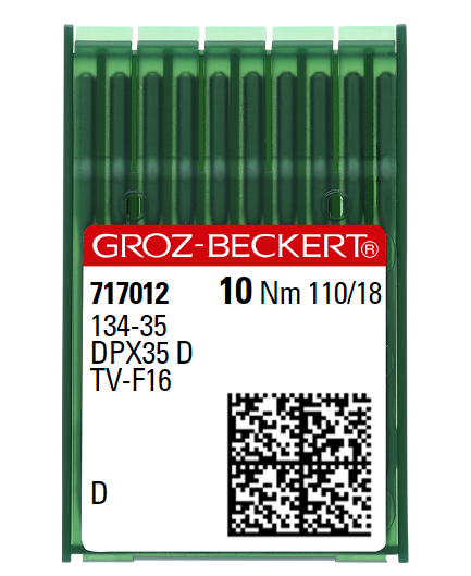 AIGUILLE MACHINE 134-35-D-N° 110-CHROME-717012