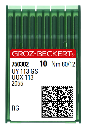 AIGUILLE MACHINE UY 113 GS-RG-N° 80-CHROME-750382