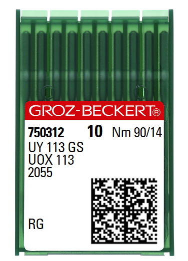 AIGUILLE MACHINE UY 113 GS-RG-N° 90-CHROME-750312