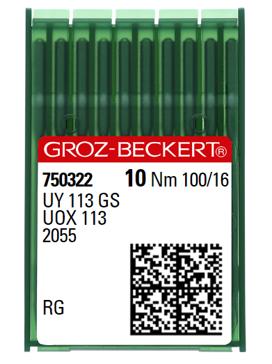 AIGUILLE MACHINE UY 113 GS-RG-N° 100-CHROME-750322