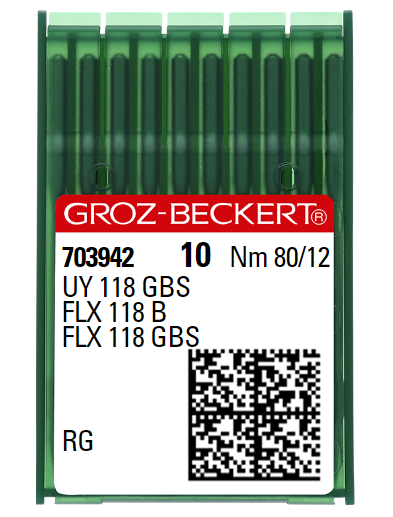 AIGUILLE MACHINE UY 118 GBS-RG-N° 80-CHROME-703942