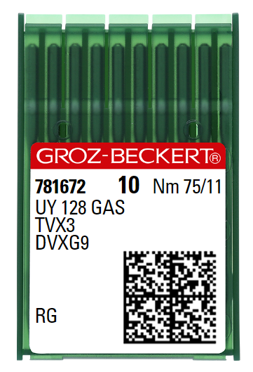 AIGUILLE MACHINE UY 128 GAS-RG-N° 75-CHROME-781672