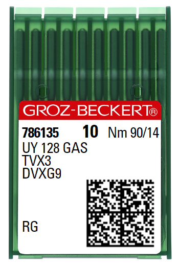 AIGUILLE MACHINE UY 128 GAS-RG-N° 90- CHROME-786135