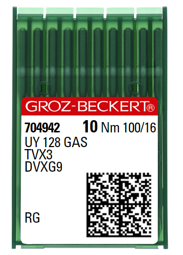 AIGUILLE MACHINE UY 128 GAS-RG-N° 100-CHROME-704942