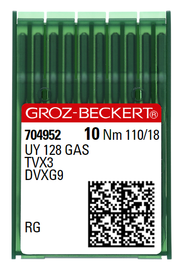 AIGUILLE MACHINE UY 128 GAS-RG-N° 110-CHROME-704952