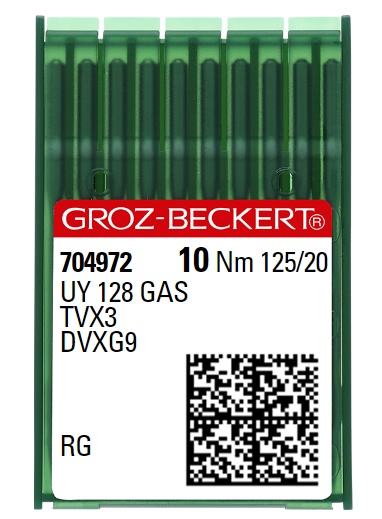 AIGUILLE MACHINE UY 128 GAS-RG-N° 125-CHROME-704972