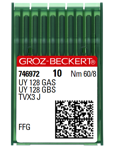 AIGUILLE MACHINE UY 128 GAS-FFG-N° 60-CHROME-746972