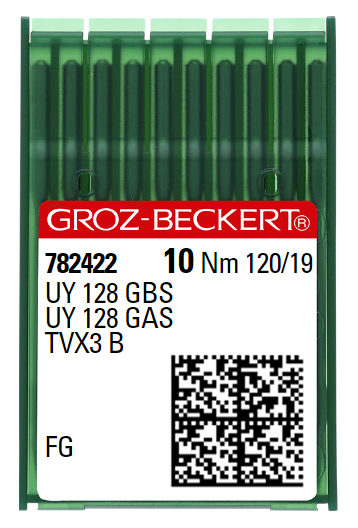 AIGUILLE MACHINE UY 128 GBS-FG-N° 120-CHROME-782422