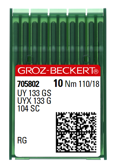 AIGUILLE MACHINE UY 133 GS-RG-N° 110-CHROME-705802