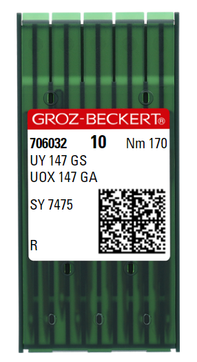 AIGUILLE MACHINE UY 147 GS-R-N° 170-CHROME-706032