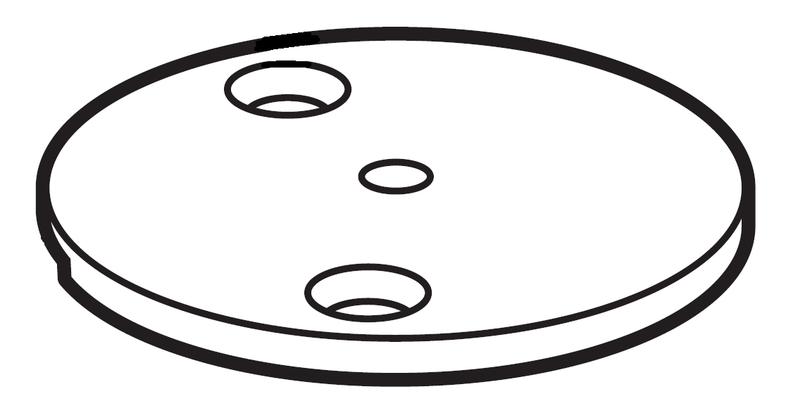 NEEDLE HOLE PLATE (2.4) FOR -05