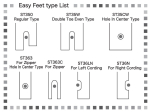 PIED SEMELLE TEFLON 6.5MM - SIMPLE